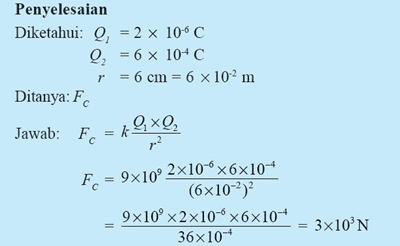 pembahasan soal hukum coulomb