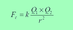 rumus hukum coulomb