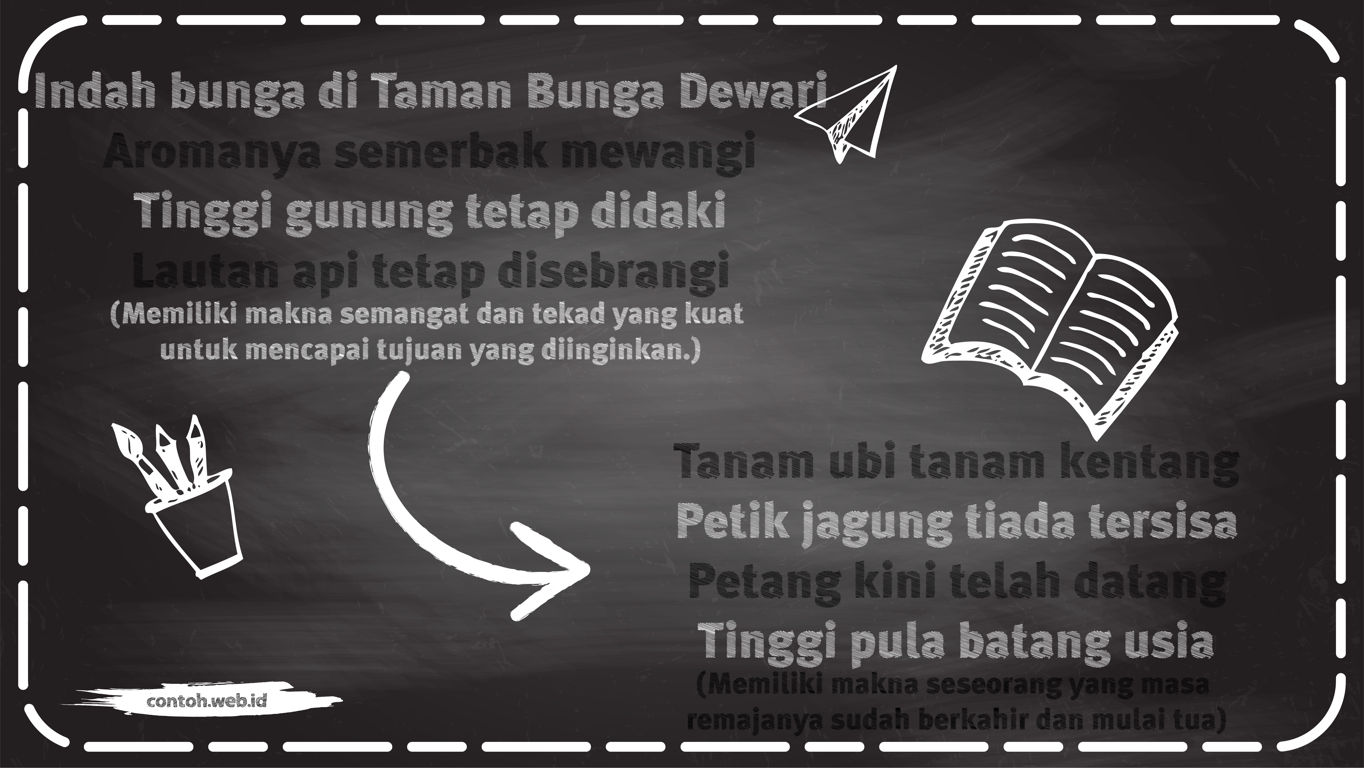 contoh pantun kiasan atau pribahasa