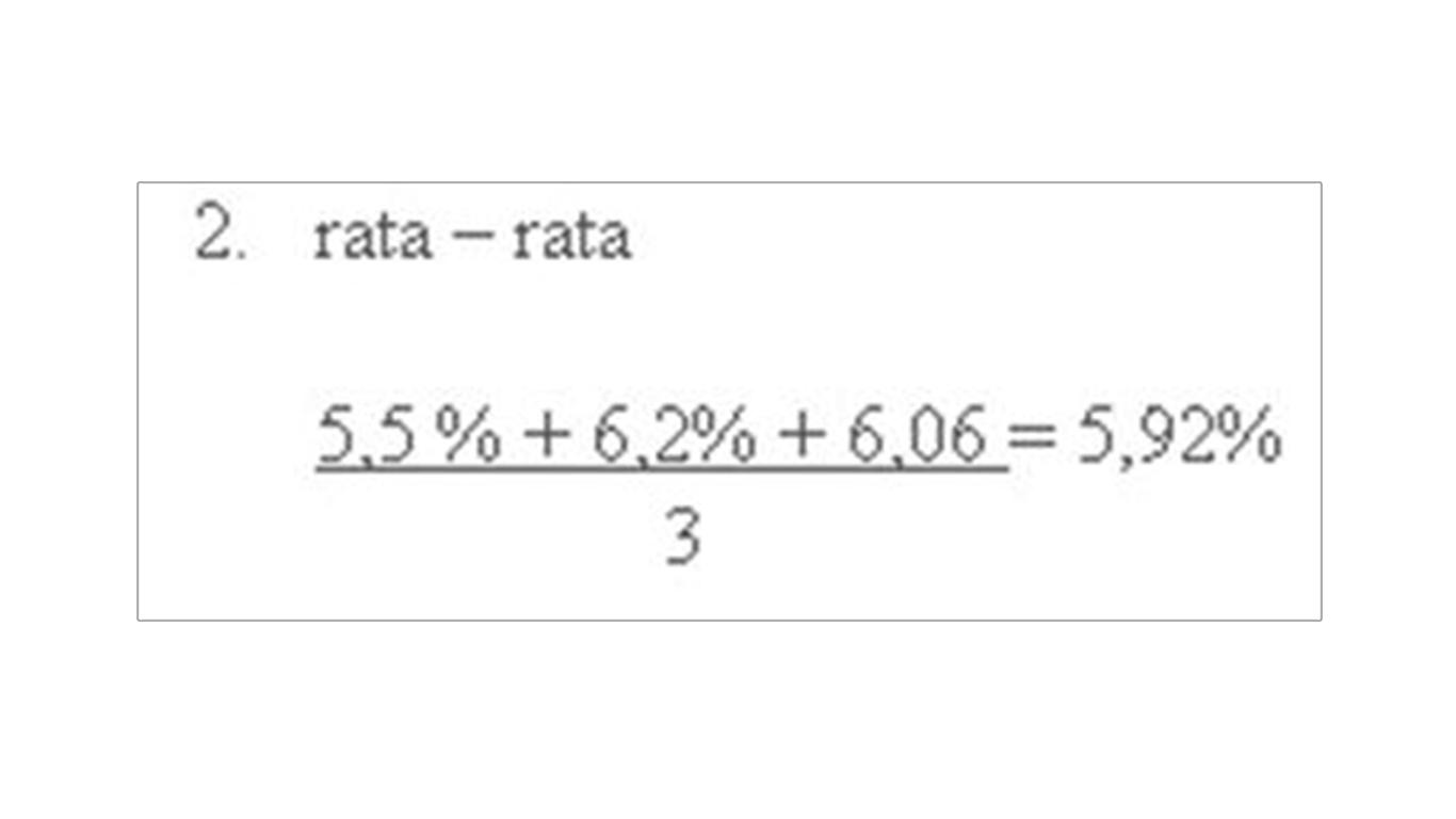 rumus rata-rata