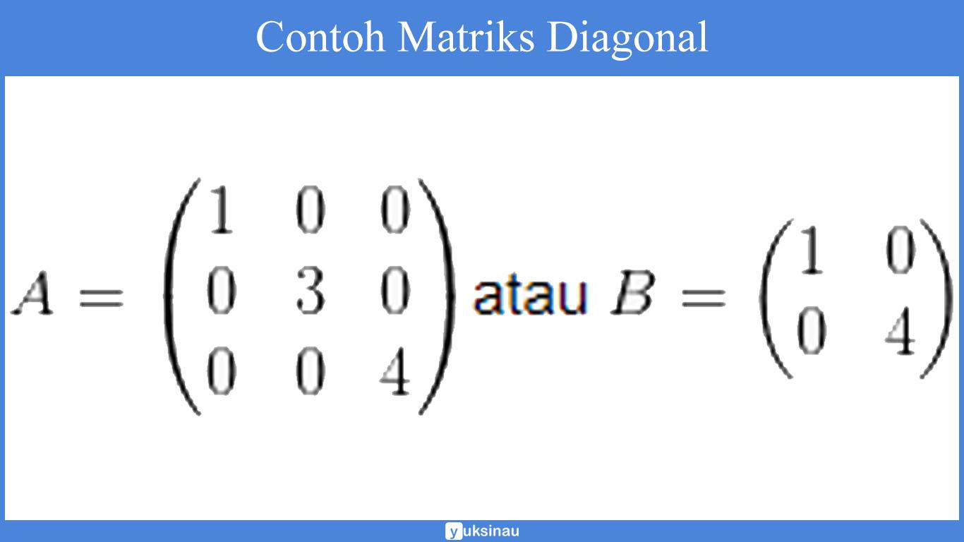 Matriks Diagonal