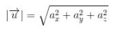 Panjang vektor (besar,nilai) dituliskan seperti tanda mutlak dalam aljabar