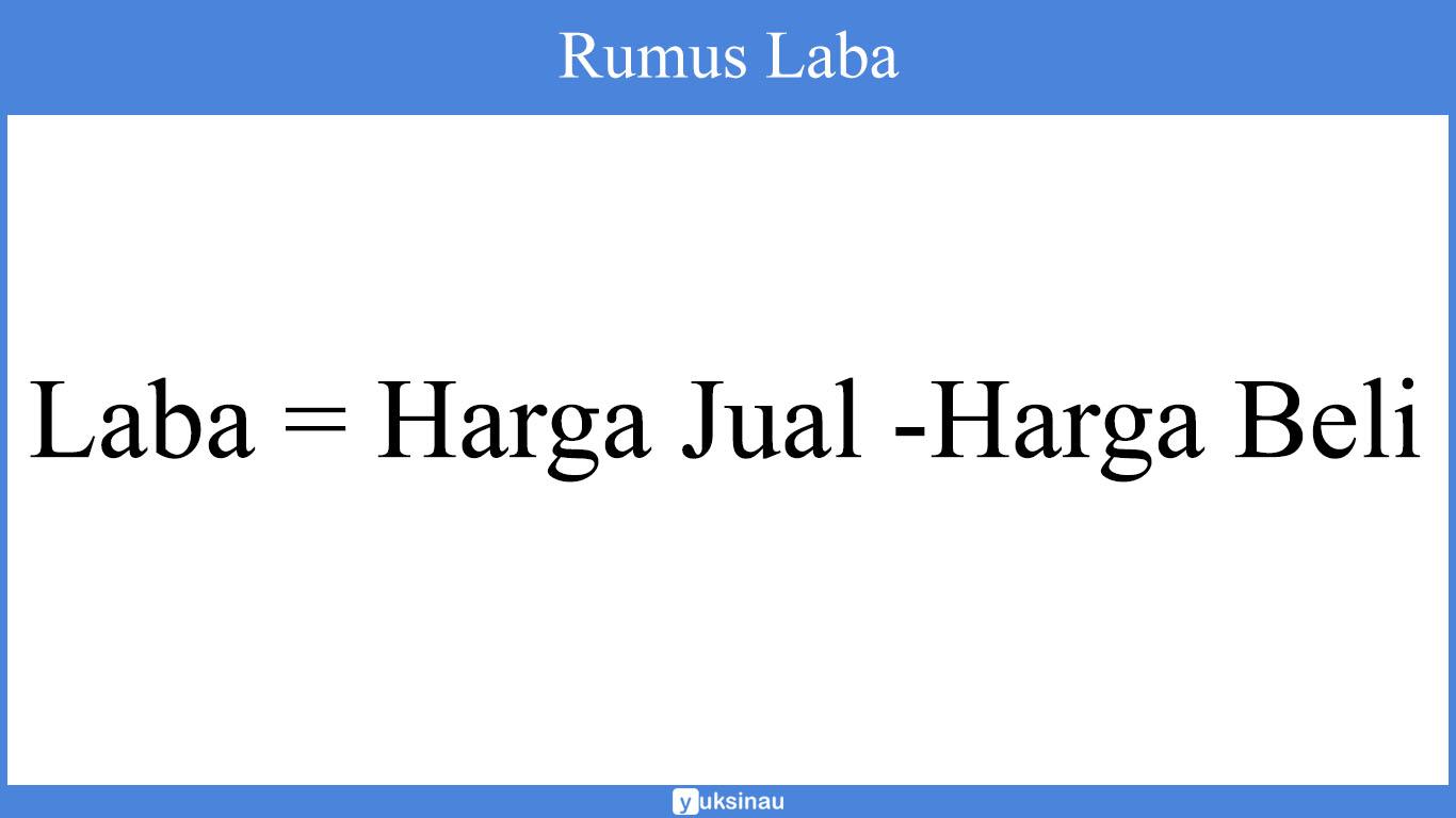 Rumus Laba