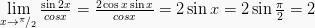bentuk limit fungsi trigonometri