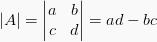 determinan ordo 2×2