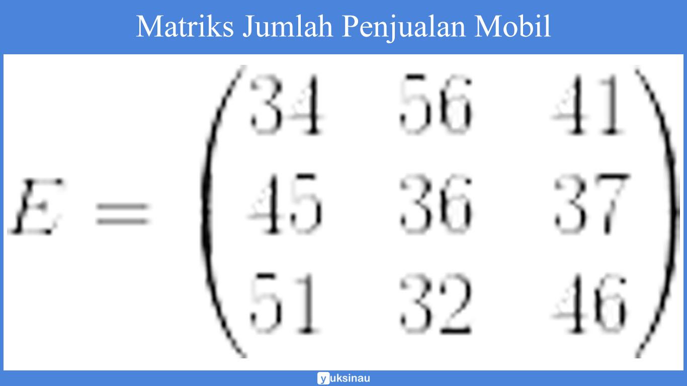 elemen matriks transpose