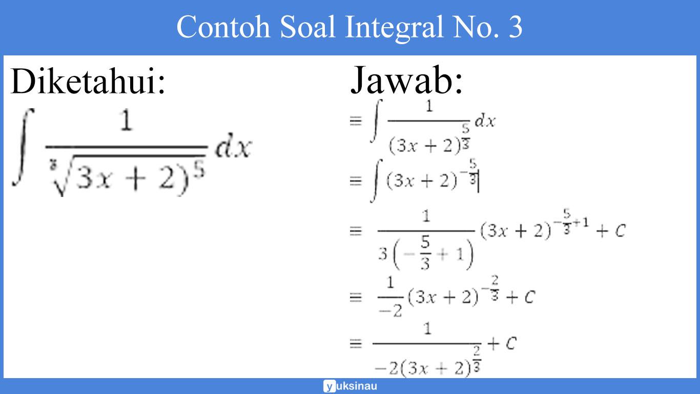 integral tentu