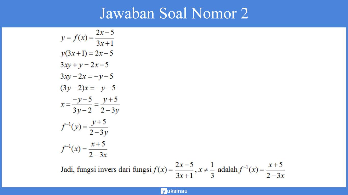 jawaban nomor 2