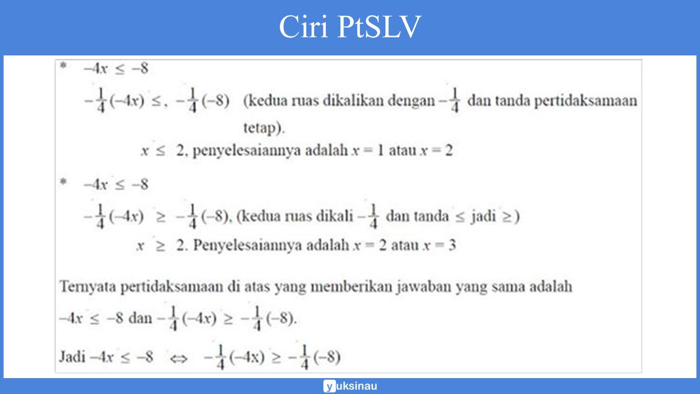 kumpulan soal persamaan dan ptlsv kelas 7