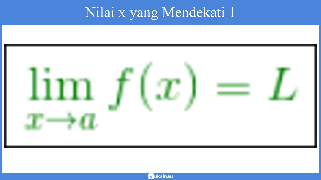 pengertian limit fungsi aljabar