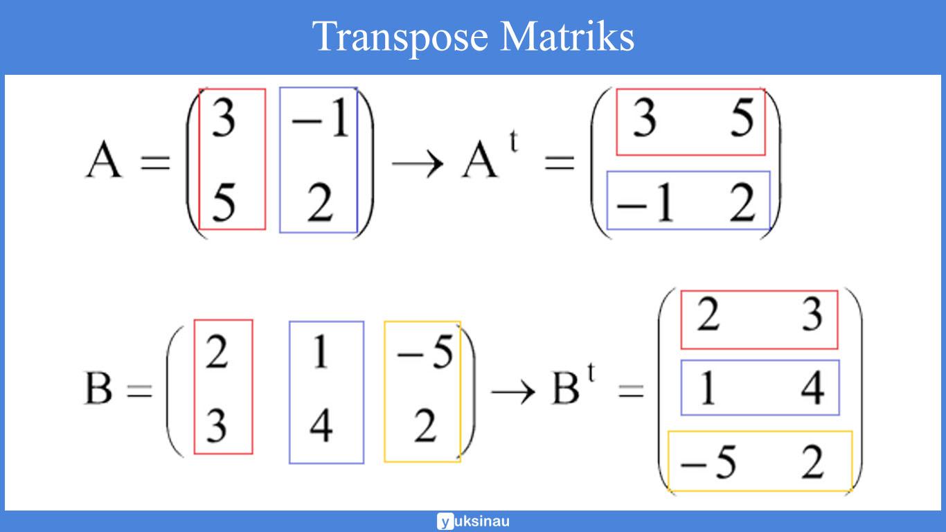 penjumlahan elemen matriks