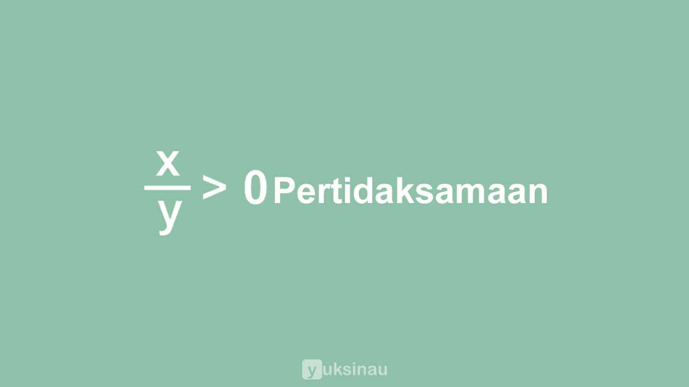 Pertidaksamaan