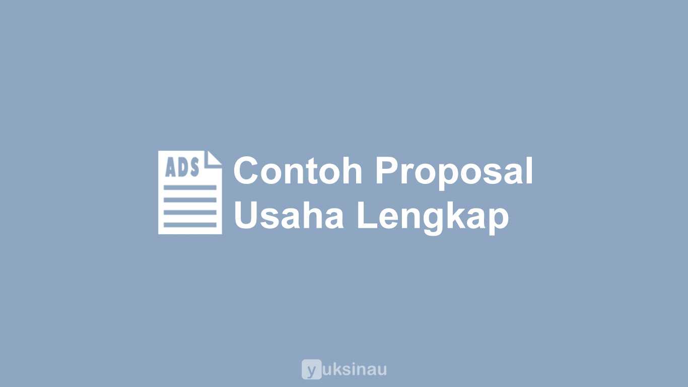 Contoh Proposal Usaha