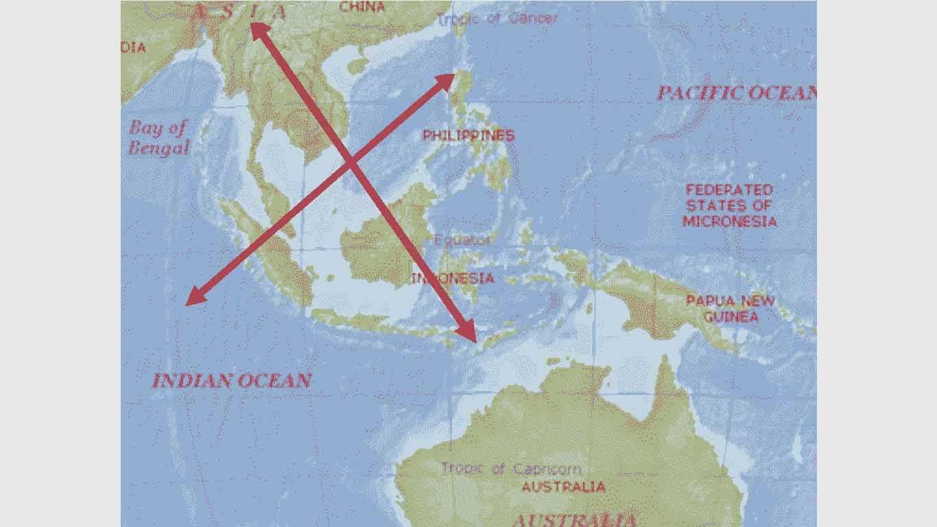 Penyebab Letak Geografis Indonesia