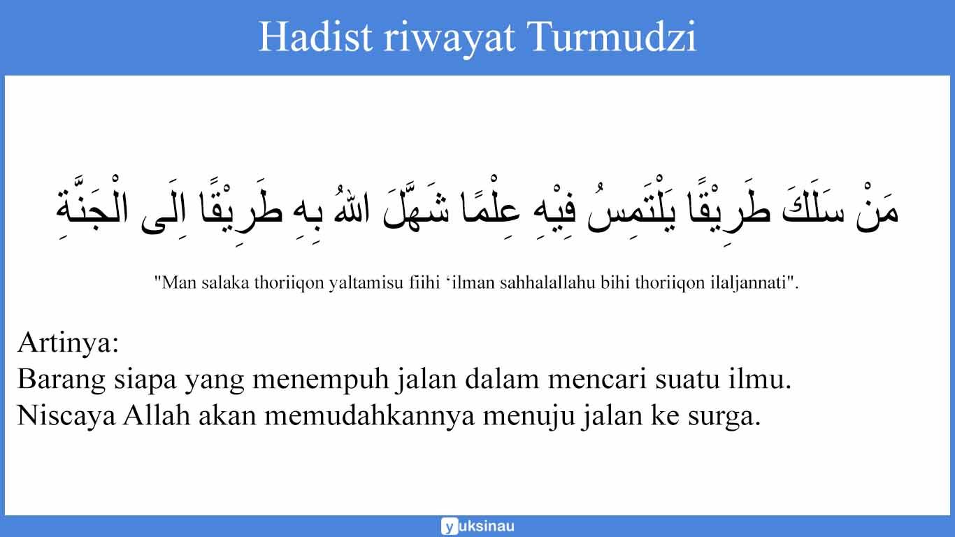 Hadist riwayat Turmudzi