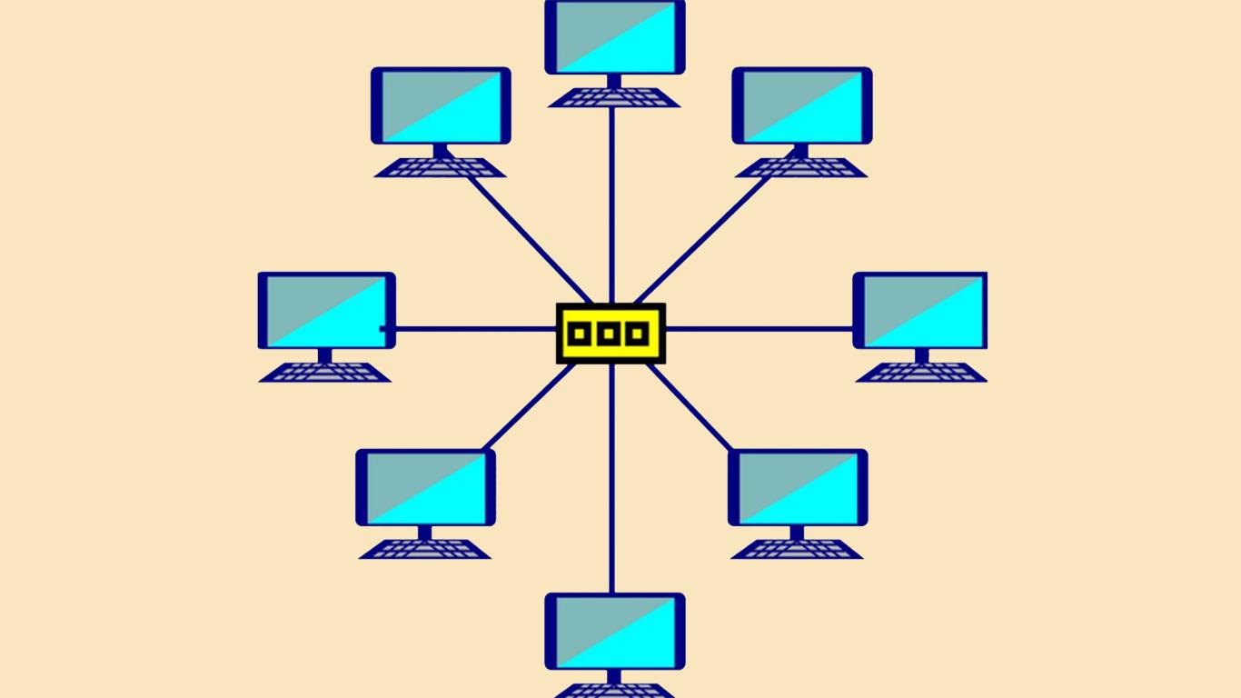 gambar topologi star