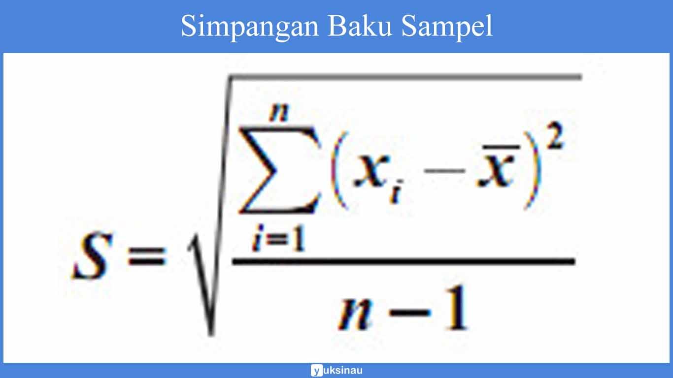 simpangan baku data tunggal