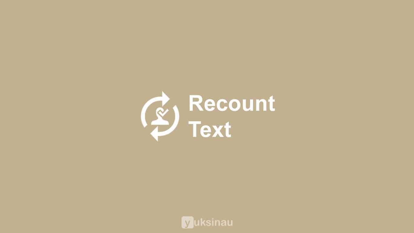 Recount Text