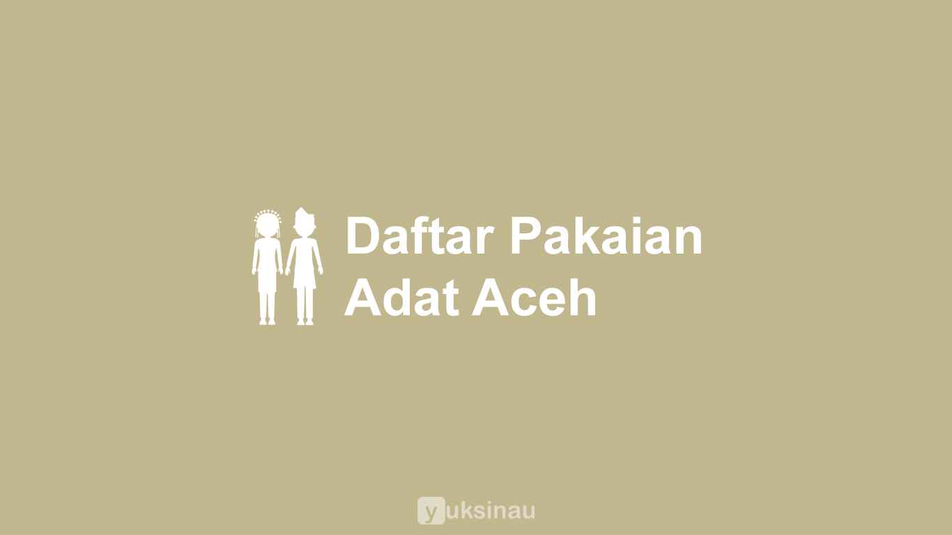 Pakaian Adat Aceh