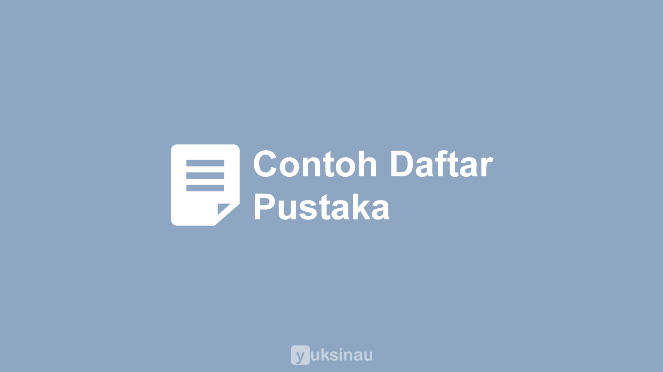 Contoh Daftar Pustaka