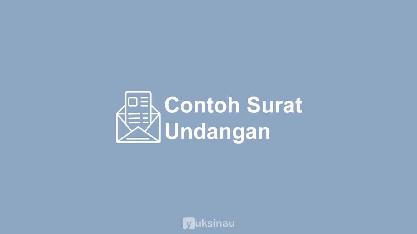 Contoh Surat Undangan