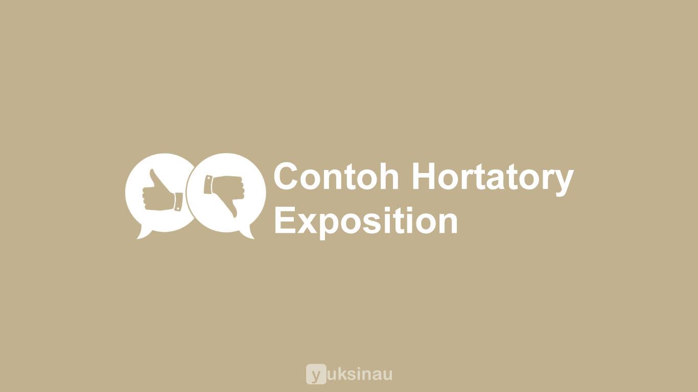 Contoh Hortatory Exposition