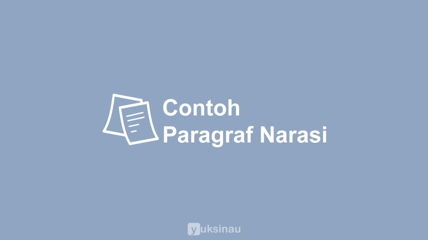 Contoh Paragraf Narasi