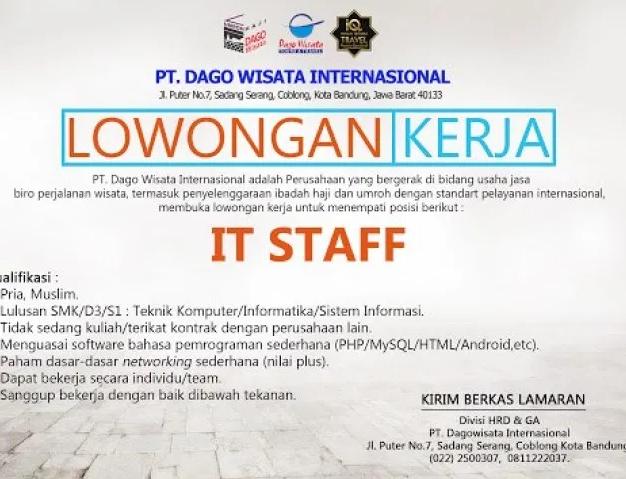 Iklan Lowongan Kerja