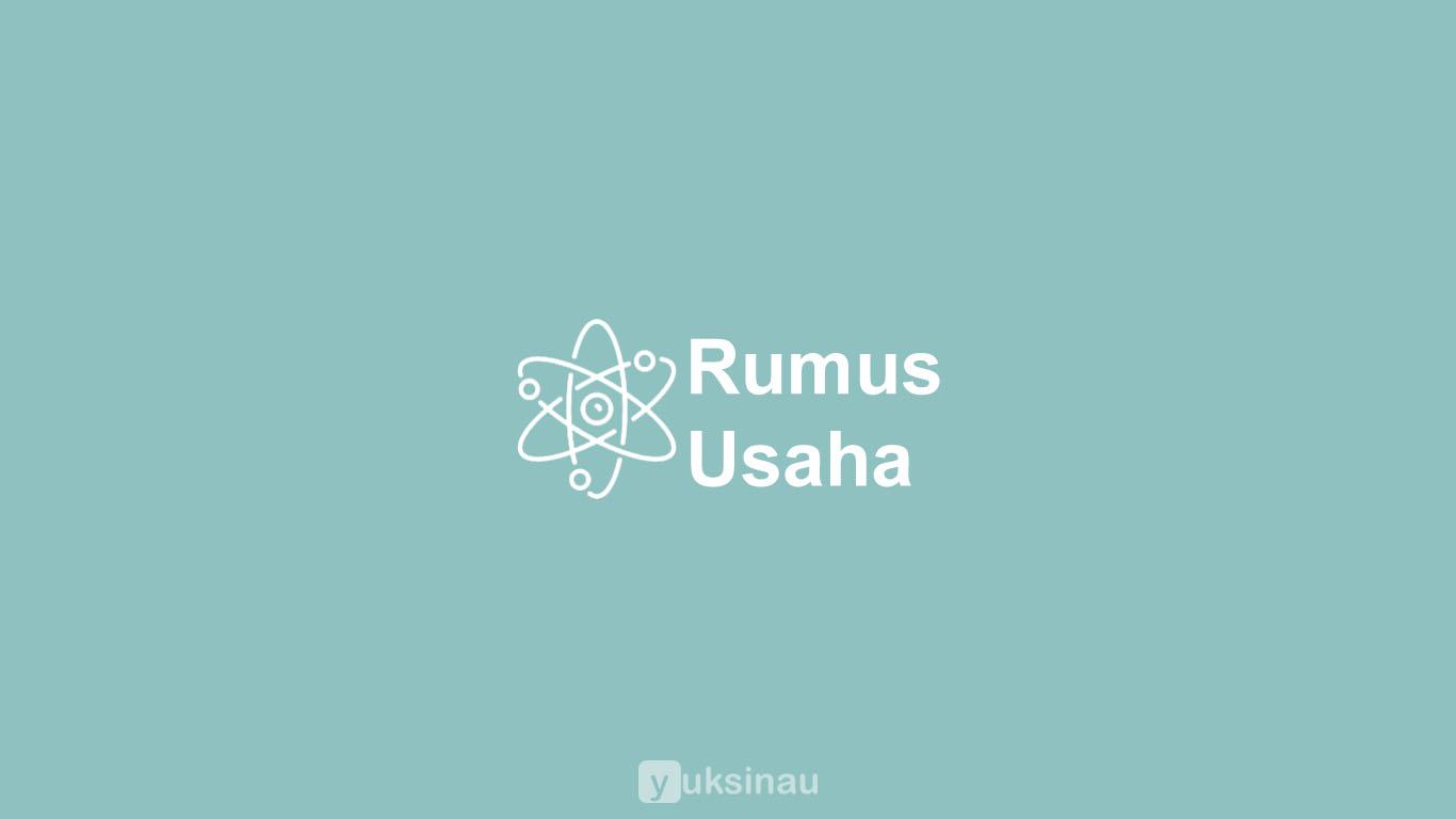 Rumus Usaha