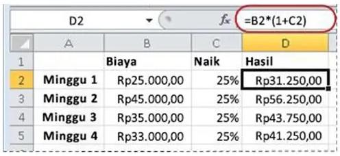 cara menghitung persen di kalkulator hp