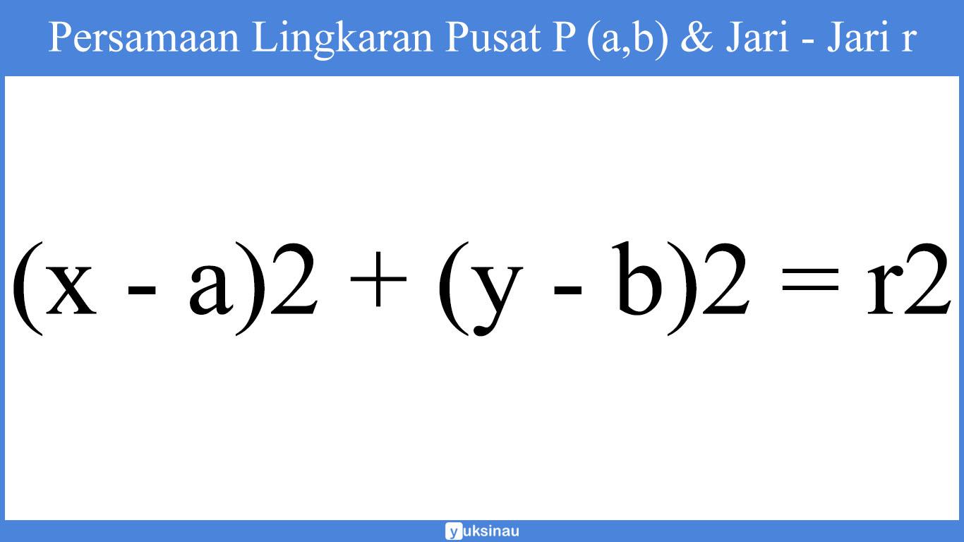 pusat dan jari jari