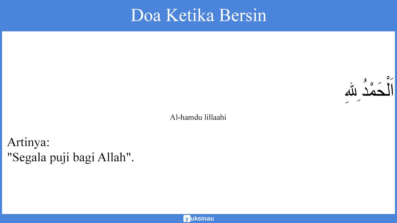 Doa Ketika Bersin