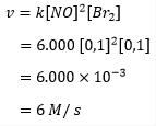 laju reaksi Nitrosil bromida