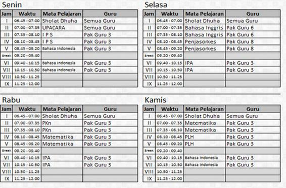 aplikasi jadwal pelajaran smp terbaru