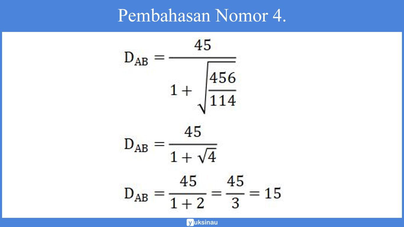 teori titik henti (breaking point theory) dapat digunakan untuk