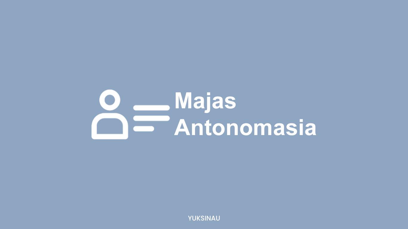 Majas Antonomasia