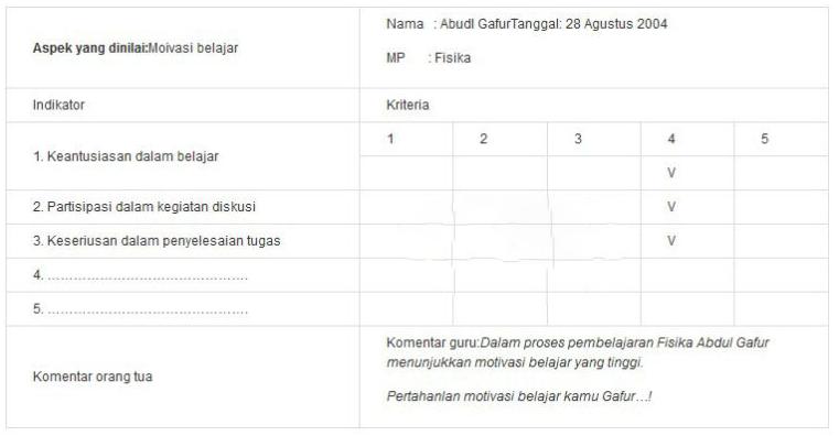 contoh evaluasi pembelajaran pdf