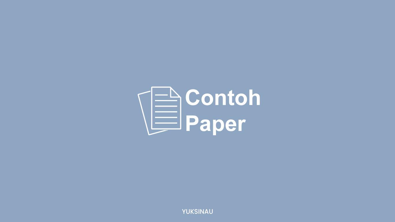Contoh Paper