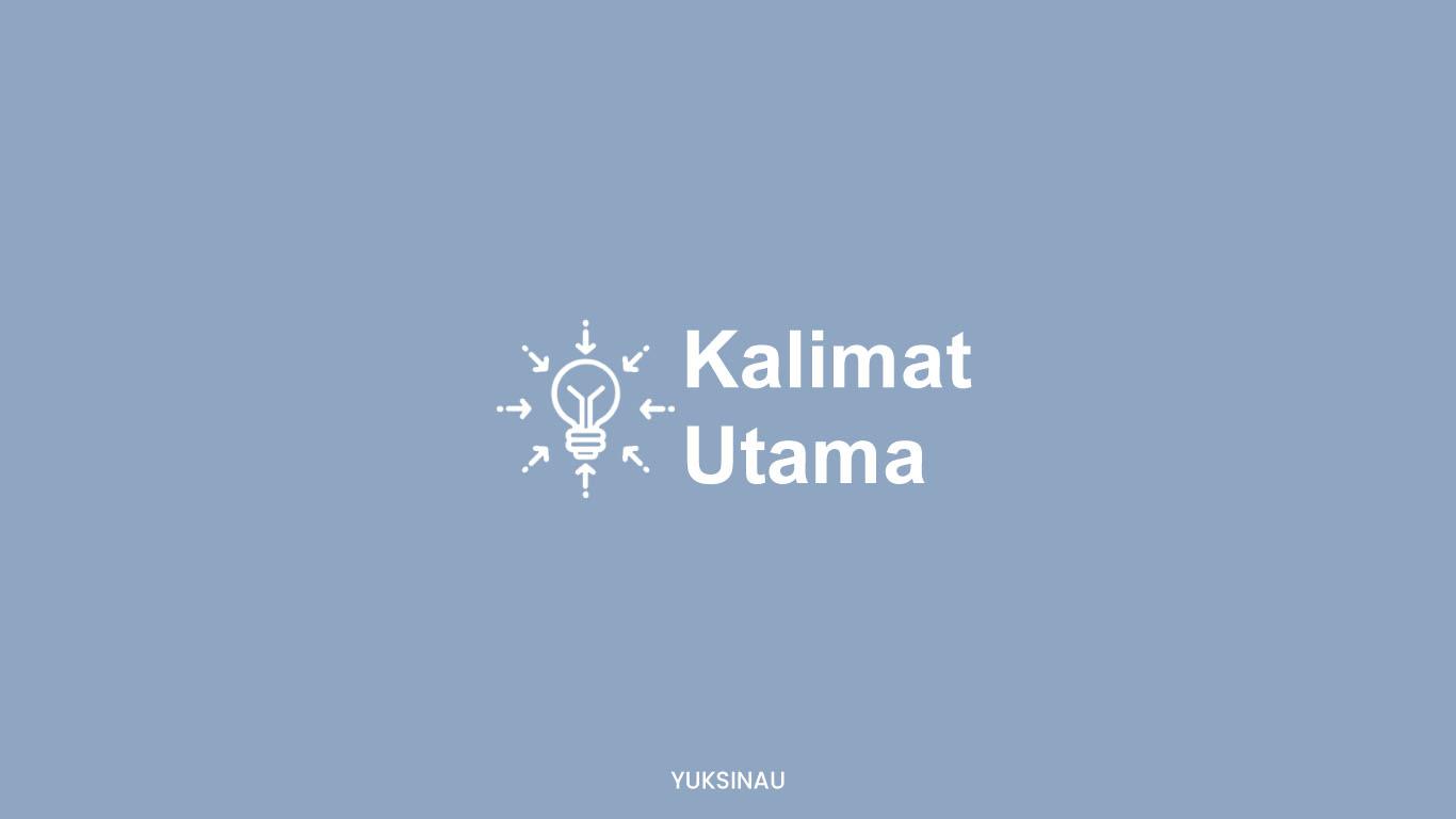 Kalimat Utama