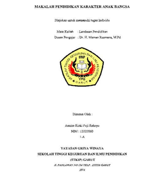 cara membuat makalah pdf