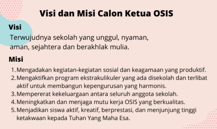 visi misi osis sma