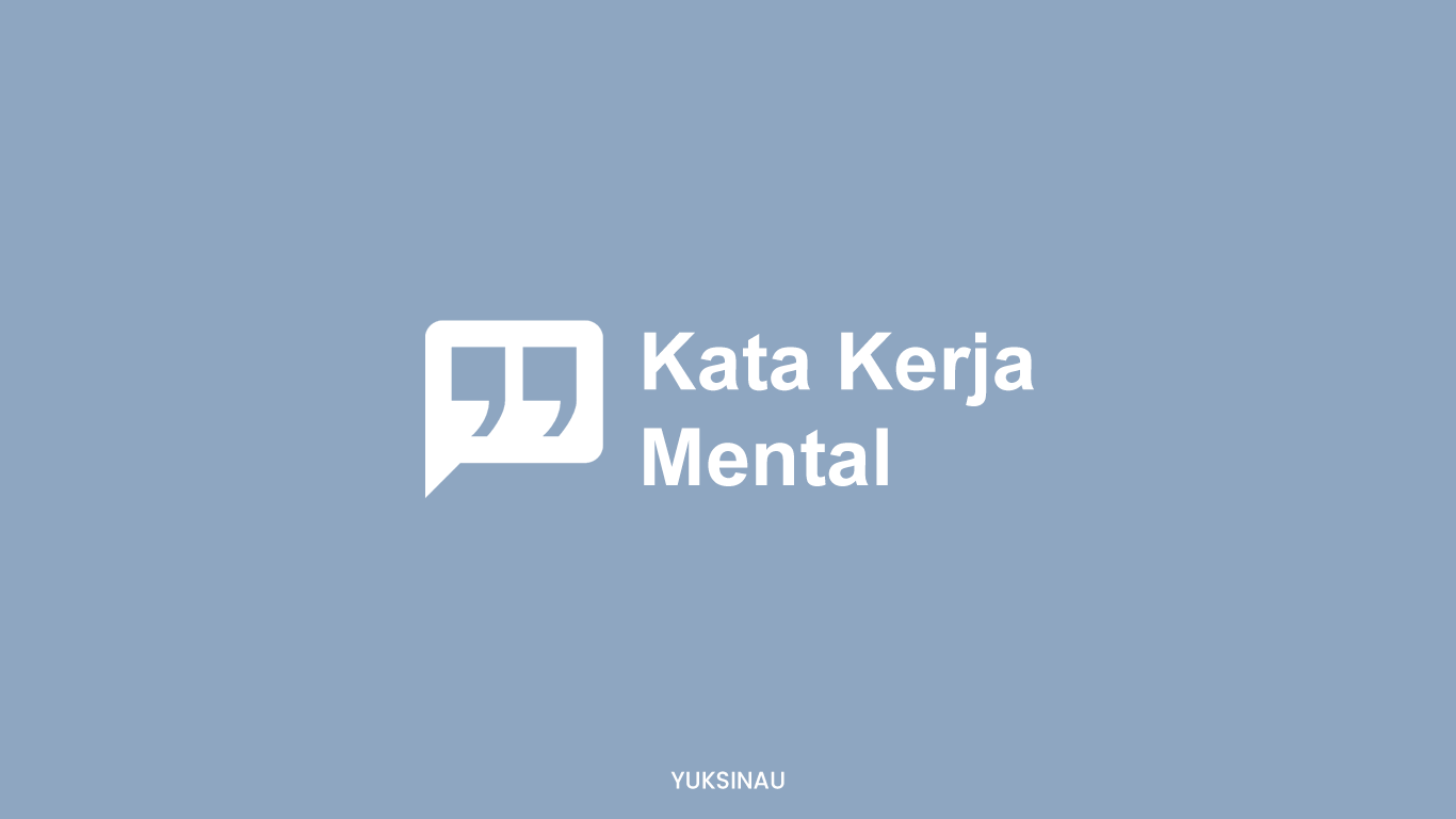 Contoh Kata Kerja Mental