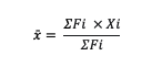 Rumus mean data berkelompok