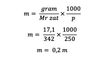 Soal Molalitas no 2