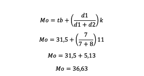 Soal median mean modus no 7